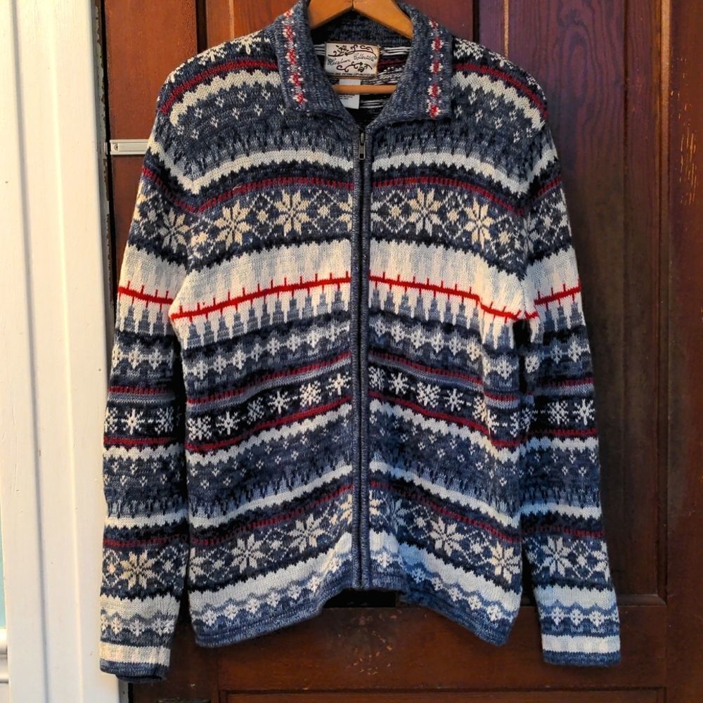 VTG Heirloom Collectibles Winter Snowflake Ugly Sweater
